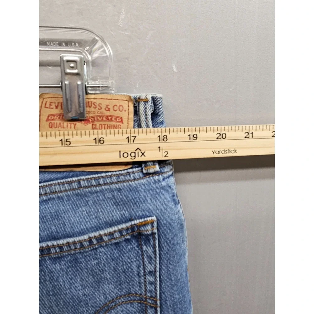 Levi's 560 Comfort Fit Jeans Men 36x34 Blue Denim Cotton Medium Wash Tapered Leg